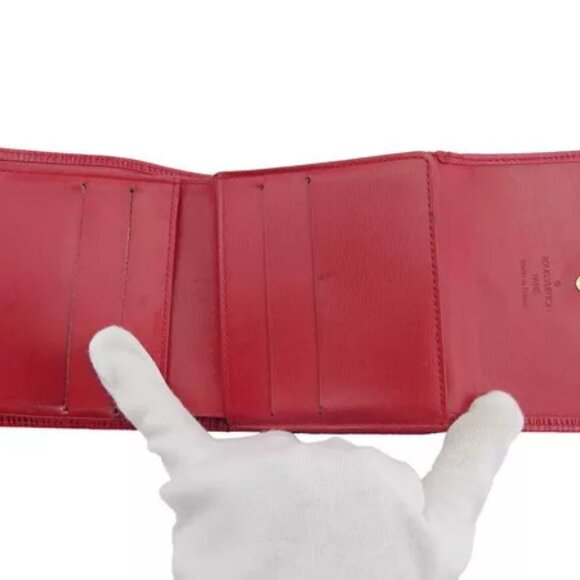 LOUIS VUITTON W Hook Wallet Epi Epi Leather Authentic Used - Picture 5 of 8